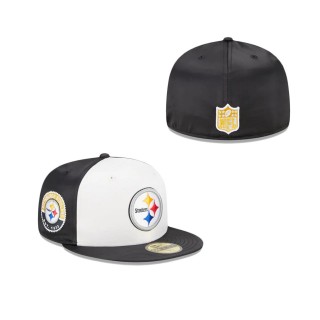 Pittsburgh Steelers Throwback Satin Fitted Hat