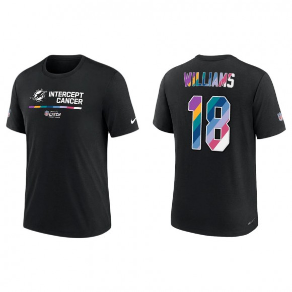 Preston Williams Miami Dolphins Black 2022 NFL Crucial Catch Performance T-Shirt