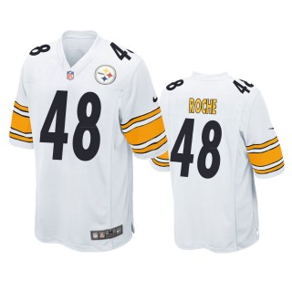Pittsburgh Steelers Quincy Roche White Game Jersey
