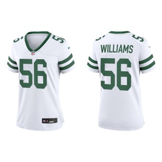 Quincy Williams Women's Jets White Legacy Game Jersey