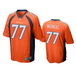 Denver Broncos Quinn Meinerz Orange Game Jersey