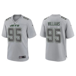 Quinnen Williams Men's New York Jets Gray Atmosphere Fashion Game Jersey