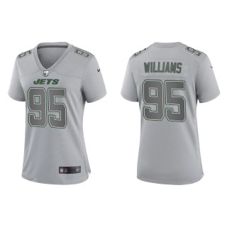 Quinnen Williams Women's New York Jets Gray Atmosphere Fashion Game Jersey