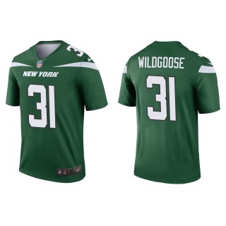 Men's New York Jets Rachad Wildgoose Green Legend Jersey