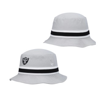 Men's Las Vegas Raiders '47 Silver Striped Bucket Hat