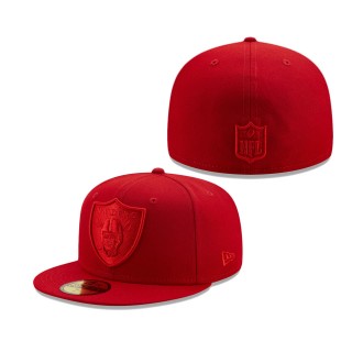 Men's Las Vegas Raiders Scarlet Color Pack 59FIFTY Fitted Hat