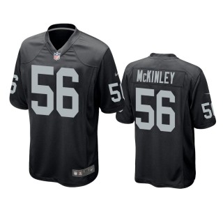 Las Vegas Raiders Takkarist McKinley Black Game Jersey