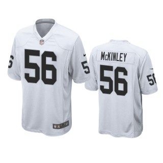 Las Vegas Raiders Takkarist McKinley White Game Jersey