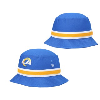 Men's Los Angeles Rams '47 Powder Blue Striped Bucket Hat