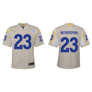Youth Ahkello Witherspoon Rams Bone Game Jersey