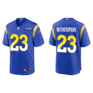 Ahkello Witherspoon Rams Royal Game Jersey