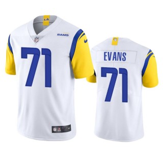 Los Angeles Rams Bobby Evans White Vapor Limited Jersey