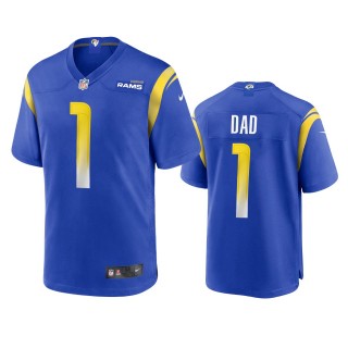 Los Angeles Rams Dad Royal 2021 Fathers Day Game Jersey