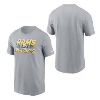 Los Angeles Rams Gray 2023 NFL Playoffs Iconic T-Shirt