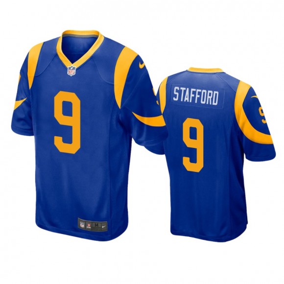 Los Angeles Rams Matthew Stafford Royal Game Jersey