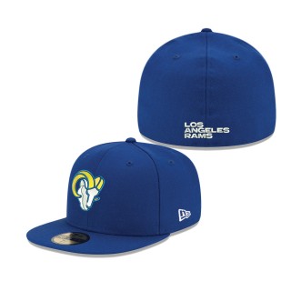 Men's Los Angeles Rams Royal Omaha Ram Head 59FIFTY Fitted Hat