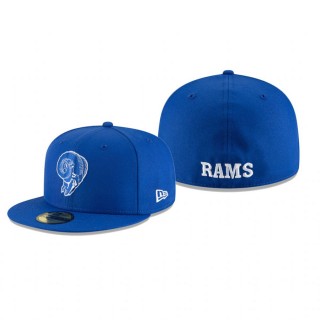Los Angeles Rams Royal Omaha Throwback 59FIFTY Fitted Hat