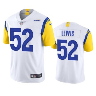 Los Angeles Rams Terrell Lewis White Vapor Limited Jersey