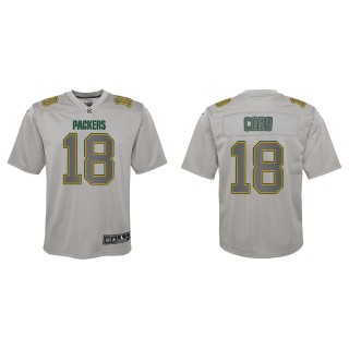 Randall Cobb Youth Green Bay Packers Gray Atmosphere Game Jersey
