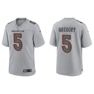 Randy Gregory Men's Denver Broncos Gray Atmosphere Fashion Game Jersey