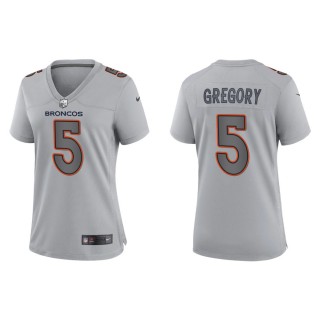 Randy Gregory Women's Denver Broncos Gray Atmosphere Fashion Game Jersey