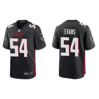 Men's Atlanta Falcons Rashaan Evans Black Game Jersey