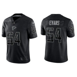 Rashaan Evans Atlanta Falcons Black Reflective Limited Jersey