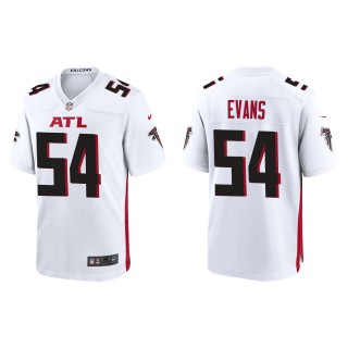 Men's Atlanta Falcons Rashaan Evans White Game Jersey