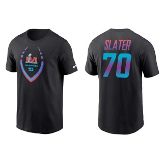 Rashawn Slater Los Angeles Chargers Black Super Bowl LVI T-Shirt