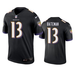 Baltimore Ravens Rashod Bateman Black Legend Jersey
