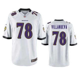 Baltimore Ravens Alejandro Villanueva White Game Jersey