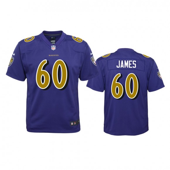 Baltimore Ravens Ja'Wuan James Purple Color Rush Game Jersey