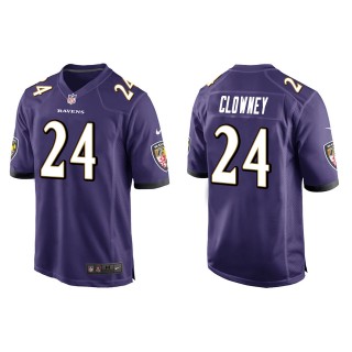 Jadeveon Clowney Ravens Purple Game Jersey