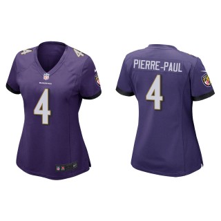 Women's Baltimore Ravens Jason Pierre-Paul Purple Game Jersey