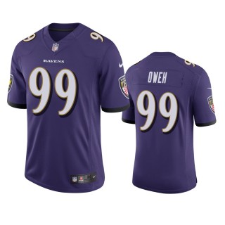Baltimore Ravens Jayson Oweh Purple Vapor Limited Jersey