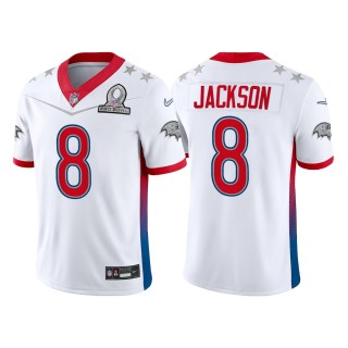 Lamar Jackson Ravens 2022 AFC Pro Bowl Game Jersey White