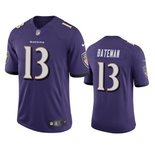 Baltimore Ravens Rashod Bateman Purple 2021 NFL Draft Vapor Limited Jersey