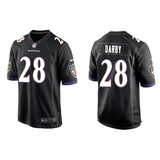 Ronald Darby Ravens Black Game Jersey