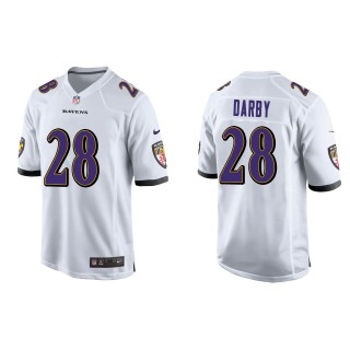 Ronald Darby Ravens White Game Jersey