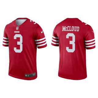 Men's San Francisco 49ers Ray-Ray McCloud Scarlet Legend Jersey