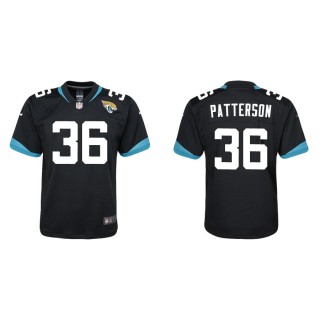 Youth Riley Patterson Jaguars Black Game Jersey