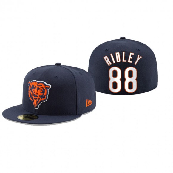 Chicago Bears Riley Ridley Navy Omaha 59FIFTY Fitted Hat