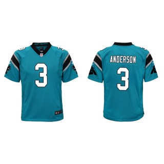 Robby Anderson Youth Carolina Panthers Blue Game Jersey
