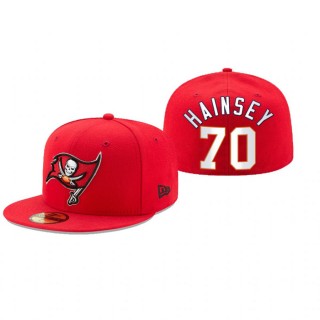 Tampa Bay Buccaneers Robert Hainsey Red Omaha 59FIFTY Fitted Hat