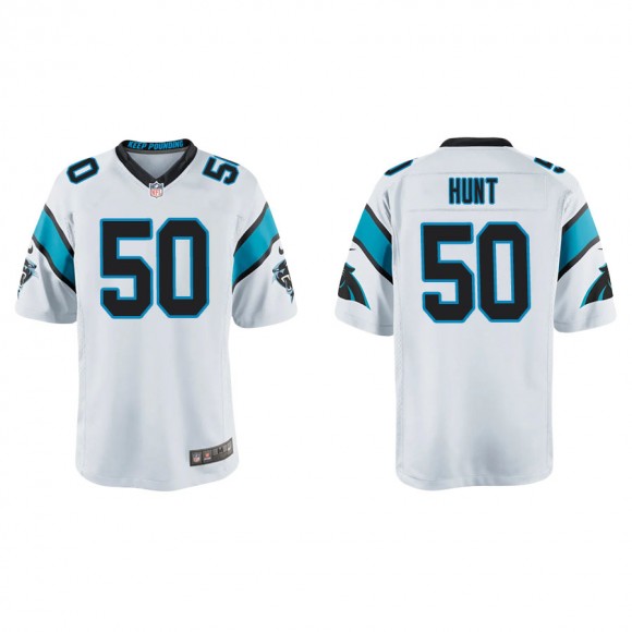 Youth Robert Hunt Panthers White Game Jersey