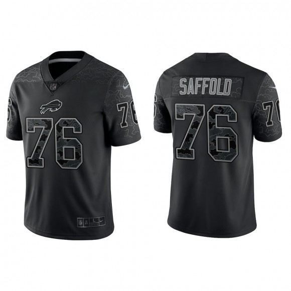 Rodger Saffold Buffalo Bills Black Reflective Limited Jersey