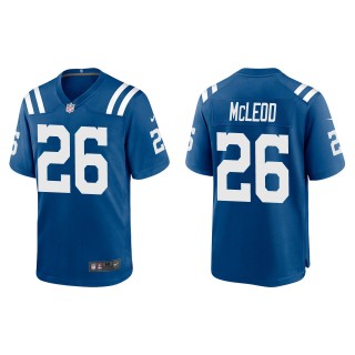 Men's Indianapolis Colts Rodney McLeod Royal Game Jersey