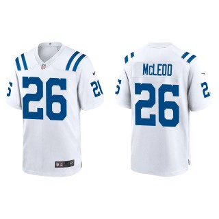 Men's Indianapolis Colts Rodney McLeod White Game Jersey