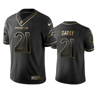 Ronald Darby Broncos Black Golden Edition Vapor Limited Jersey