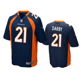Denver Broncos Ronald Darby Navy Game Jersey